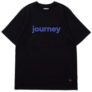 HUTCH Black Cotton Graphic Tee